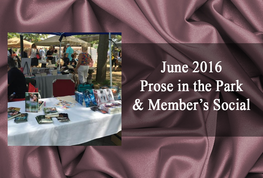 June 2016: Prose in the Park and Social