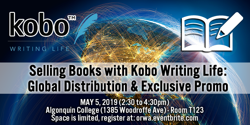May 2019: Selling Books with Kobo Writing Life: Global Distribution & Exclusive Promo