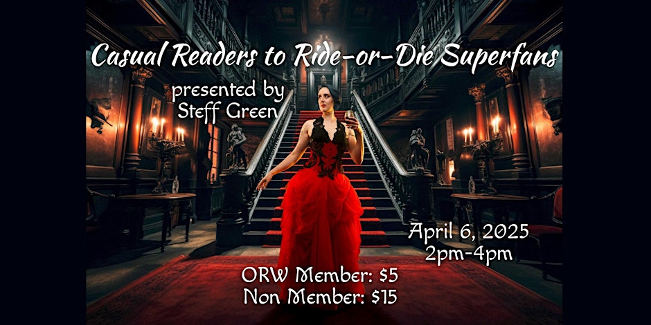 Casual Readers to Ride-or-Die Superfans , Sunday, April 6 · 2 - 4pm EDT