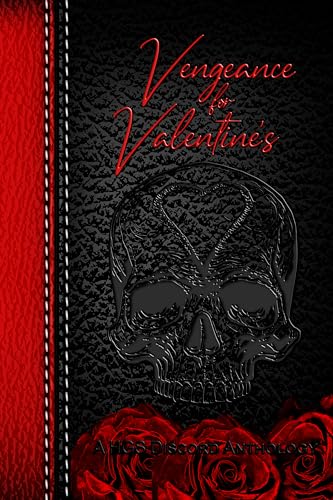 Black and Red cover image featuring skulls and roses